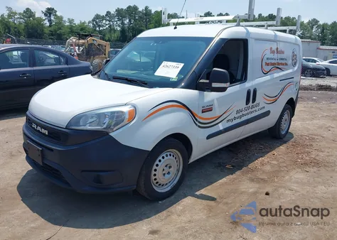 2021 Ram Promaster City Tradesman z USA, uszkodzony, nr VIN ZFBHRFAB0M6U49938